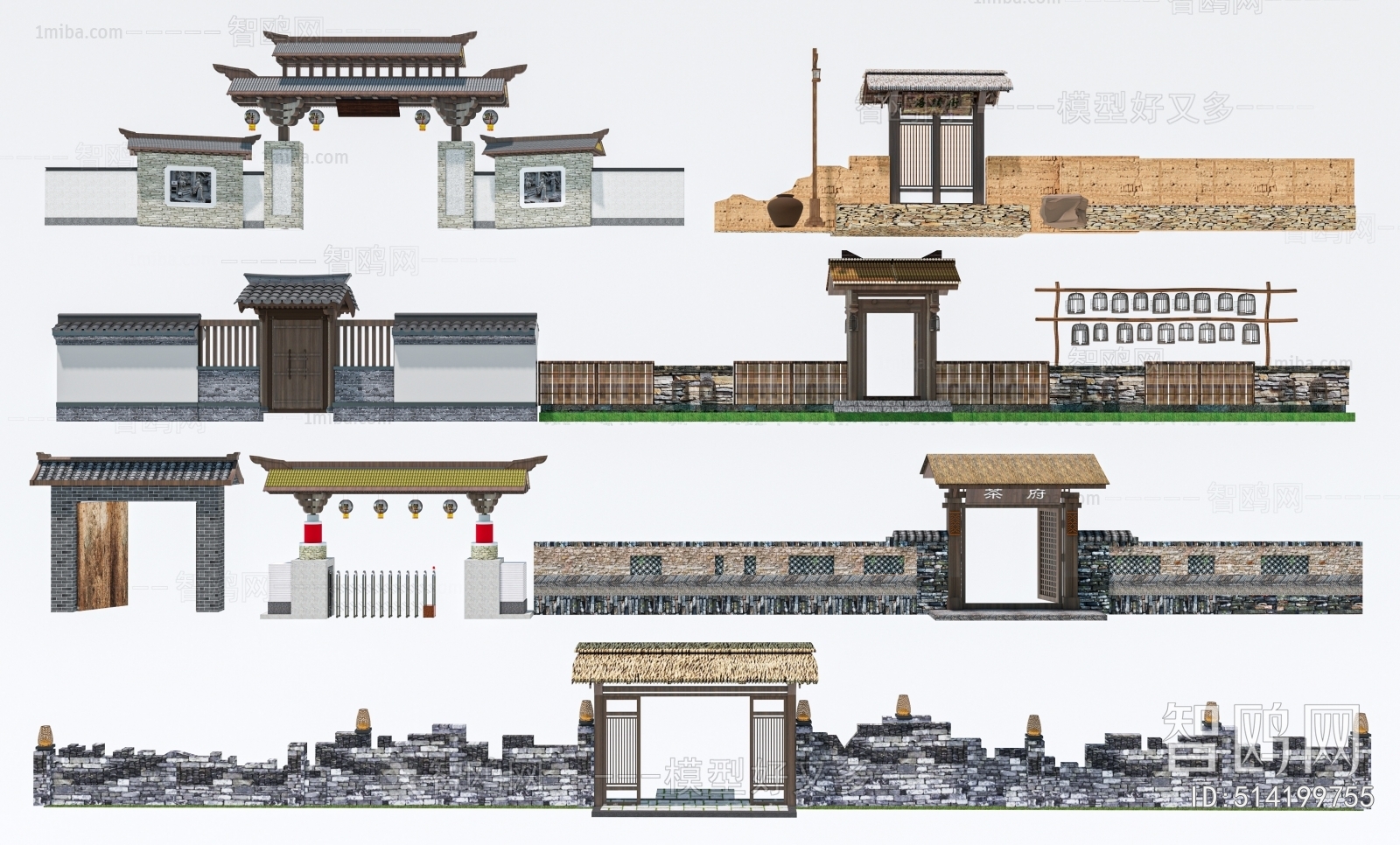 Chinese Style Facade Element