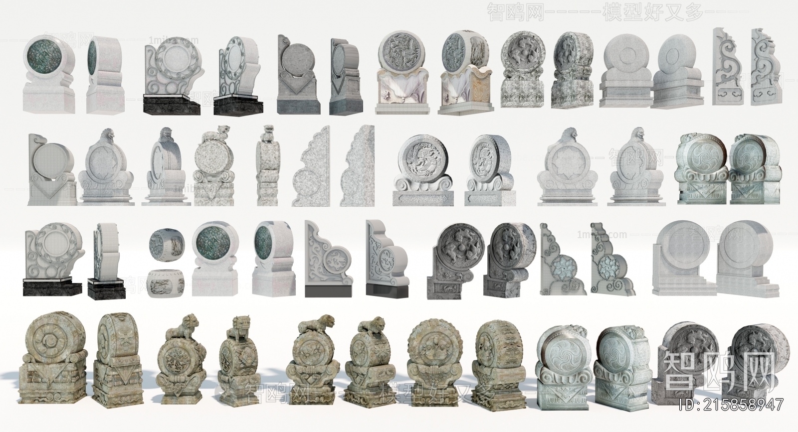 Chinese Style Stone Carving