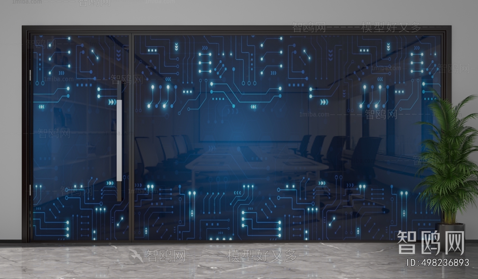 Modern Glass Screen Partition