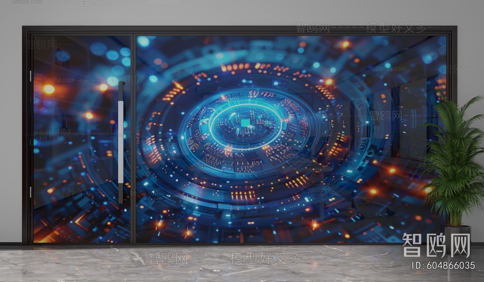 Modern Glass Screen Partition