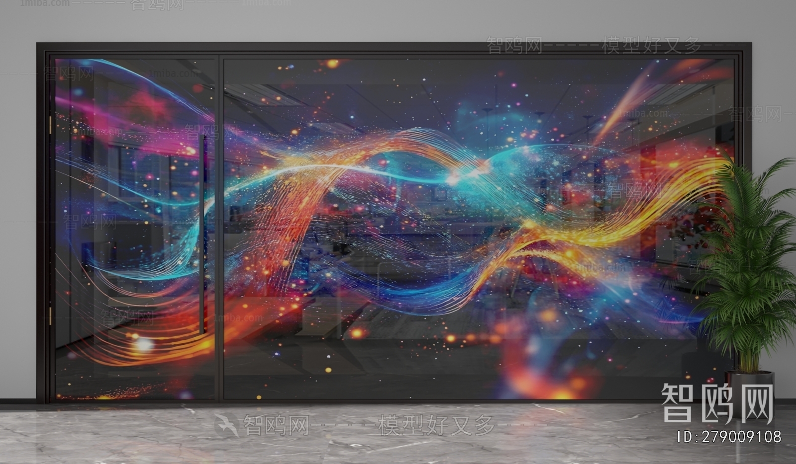 Modern Glass Screen Partition