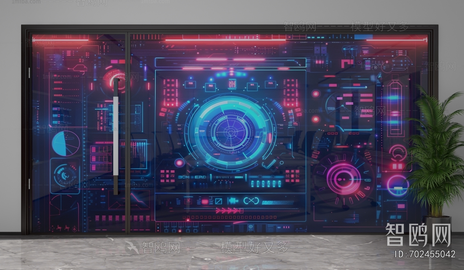 Modern Glass Screen Partition