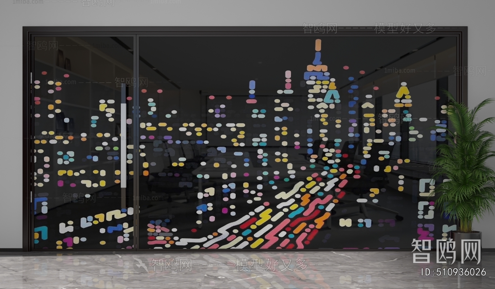 Modern Glass Screen Partition