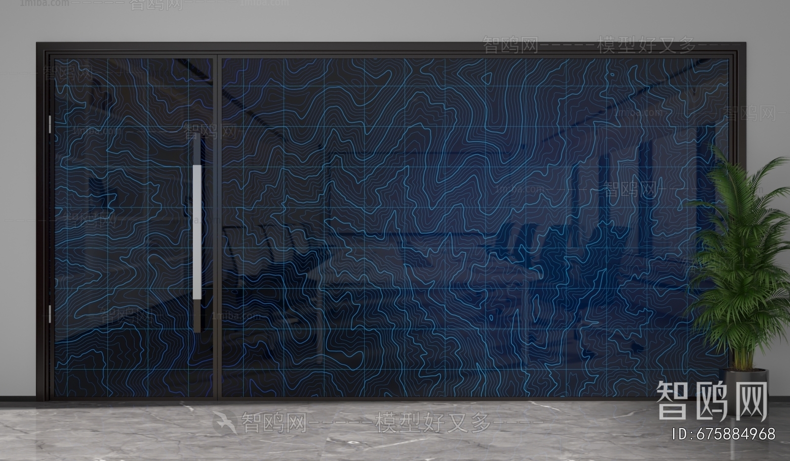 Modern Glass Screen Partition