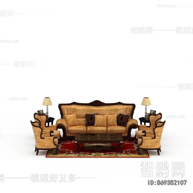 European Style Sofa Combination