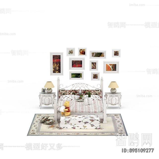 Idyllic Style Double Bed