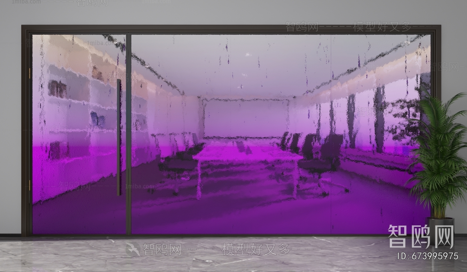 Modern Glass Screen Partition