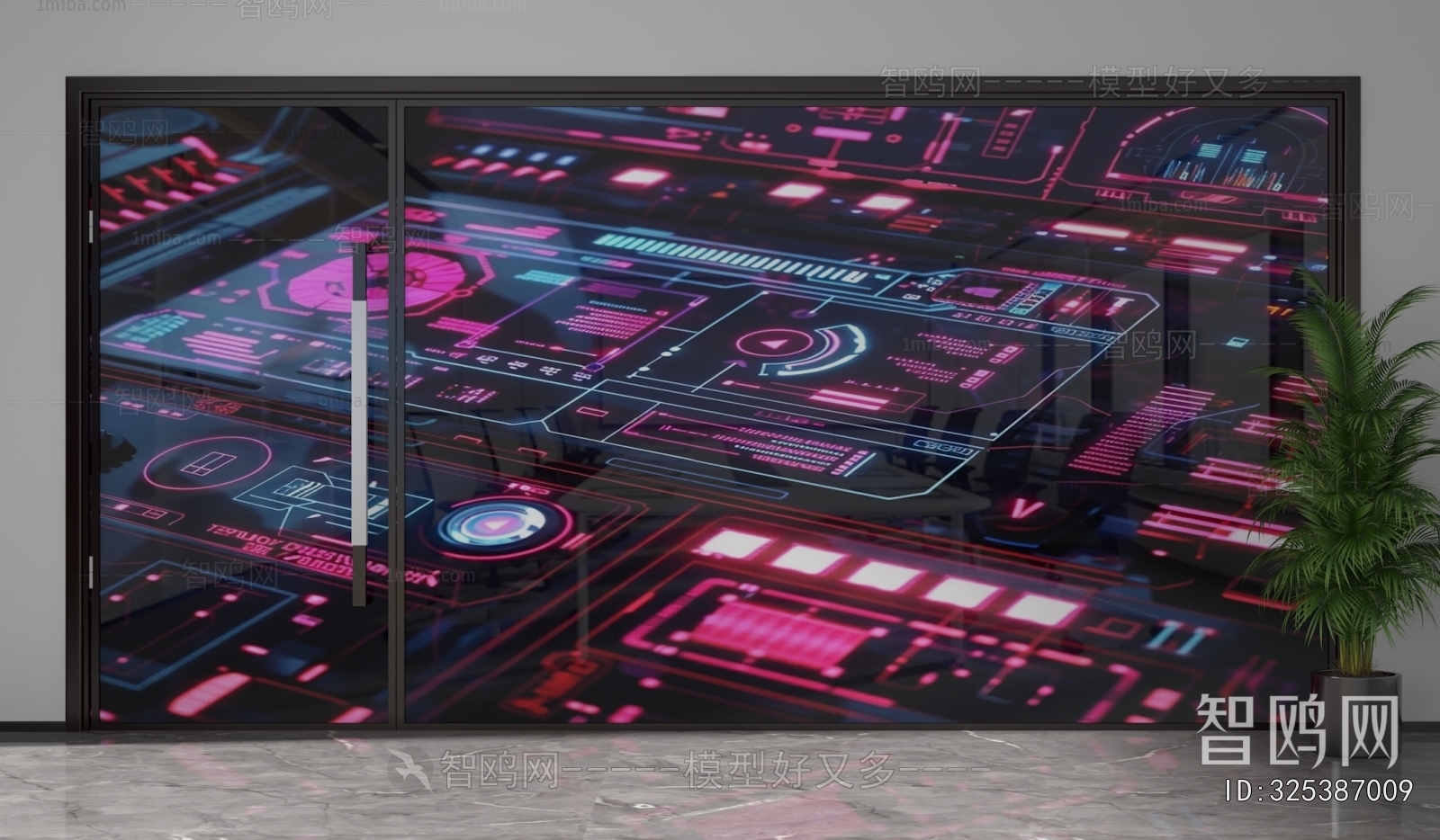 Modern Glass Screen Partition