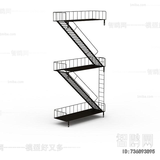 Industrial Style Staircase