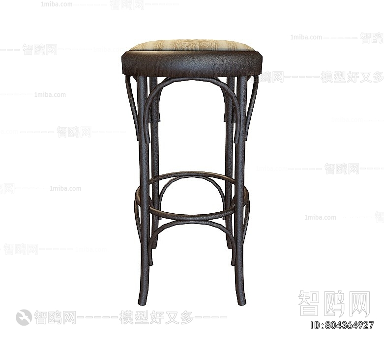 Simple European Style Bar Stool