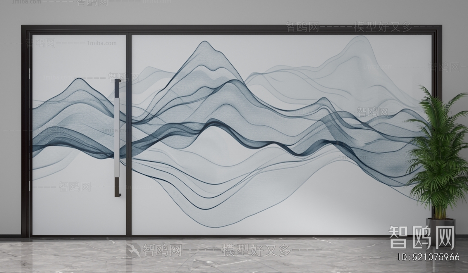 Modern Glass Screen Partition