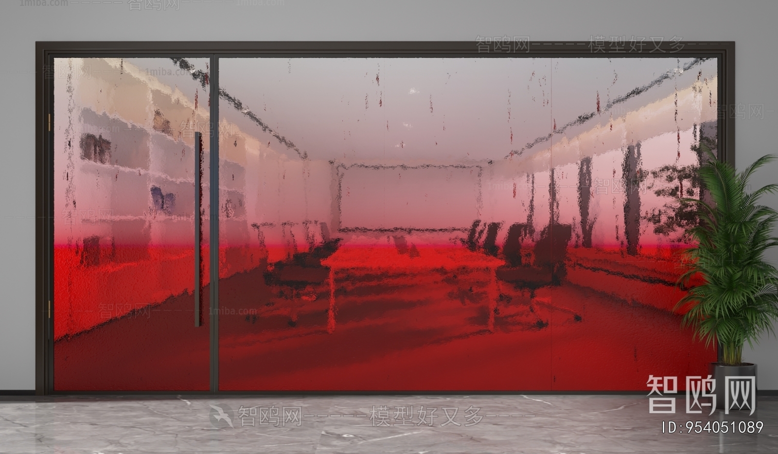 Modern Glass Screen Partition