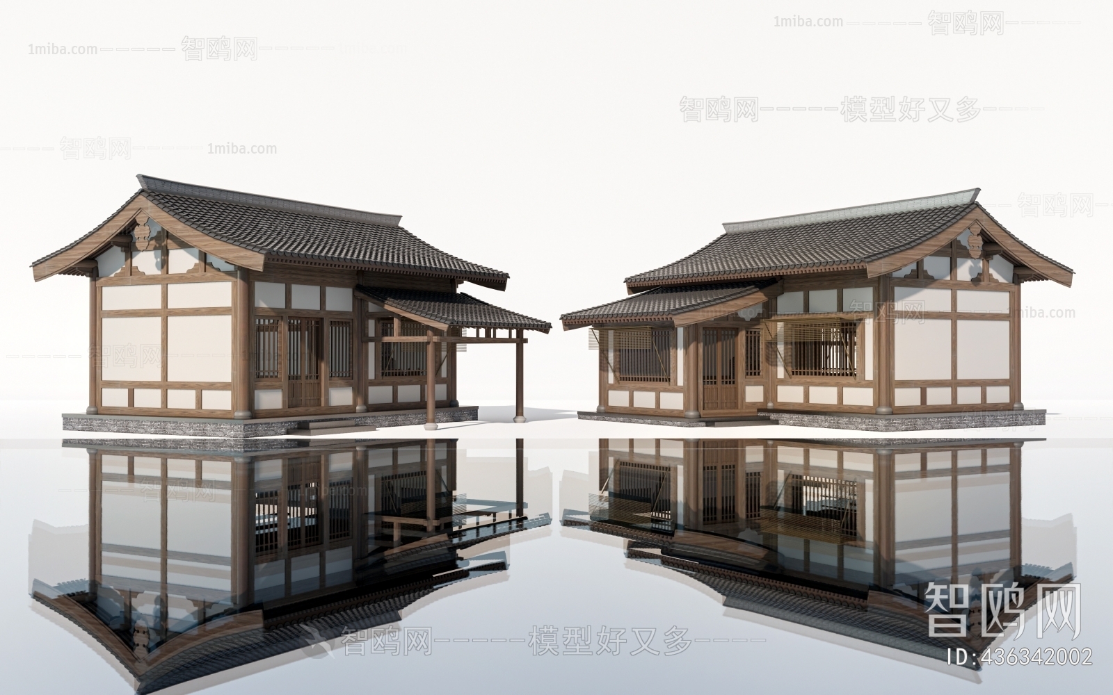 New Chinese Style Appearance Of Commercial Building