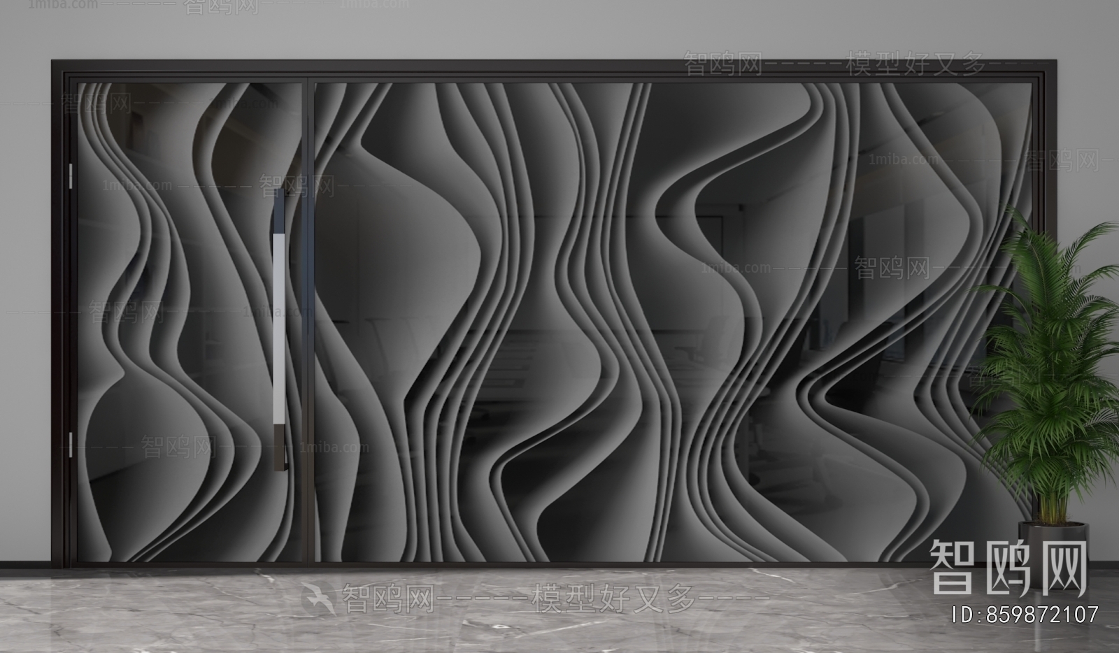 Modern Glass Screen Partition