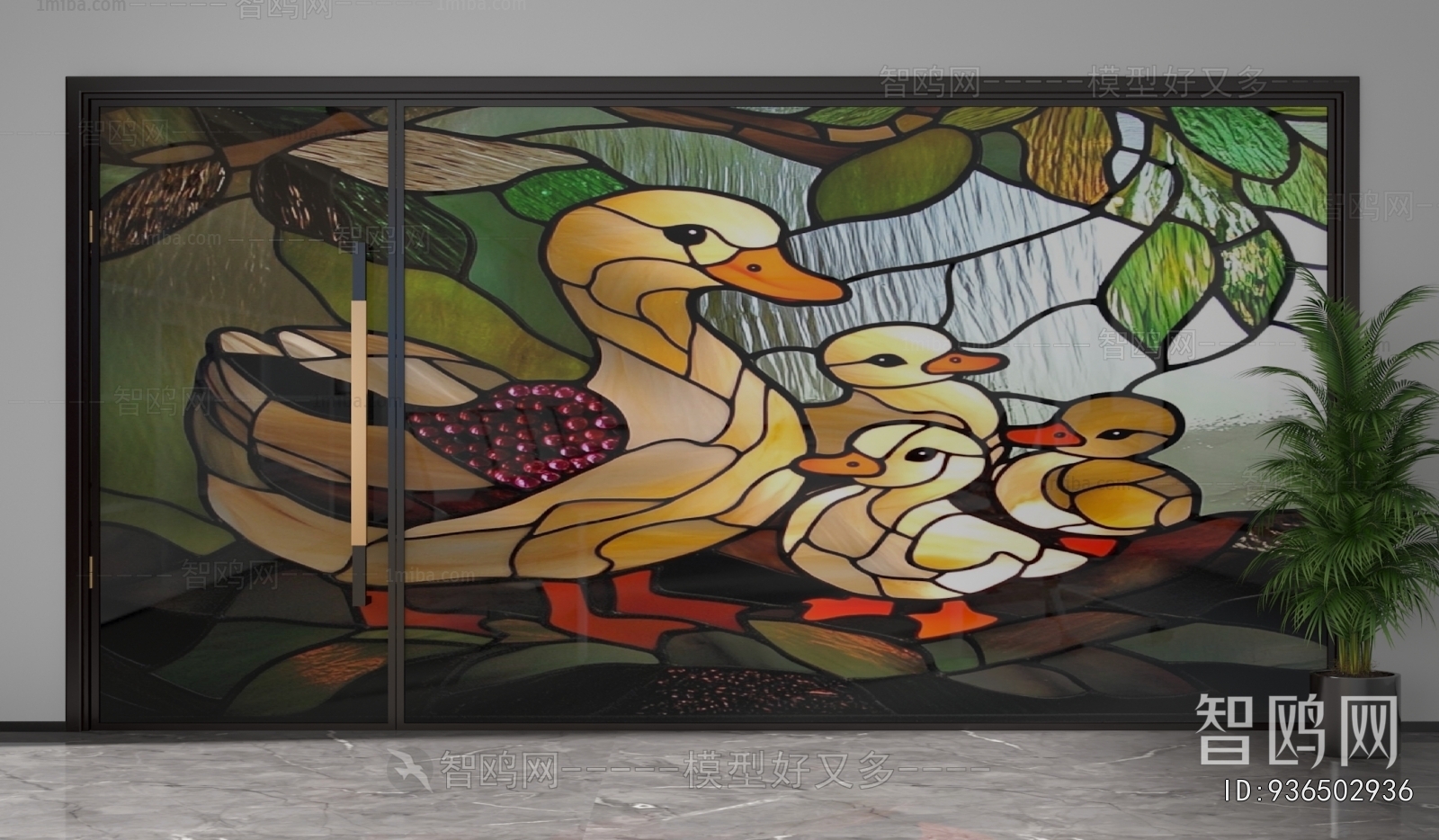 Modern Glass Screen Partition