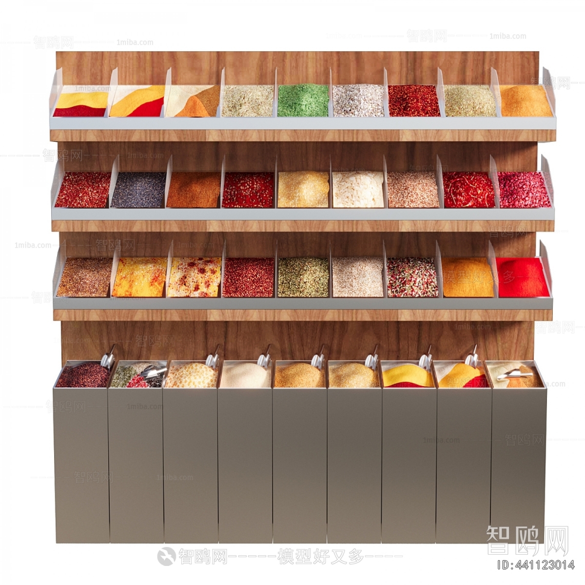 Modern Supermarket Shelf