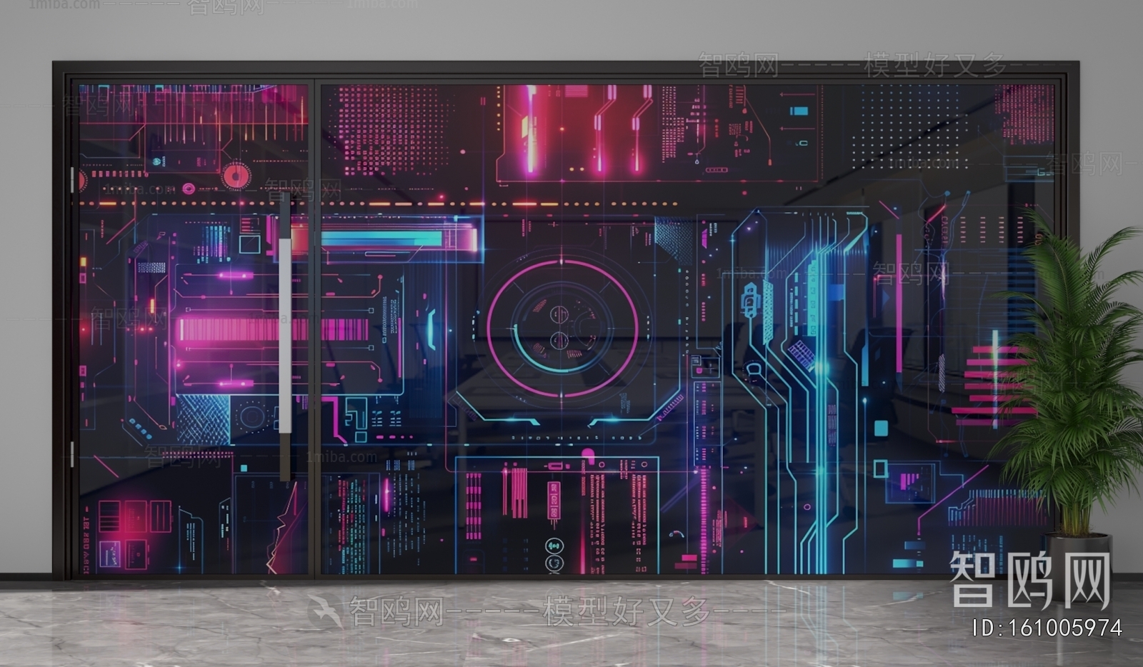 Modern Glass Screen Partition