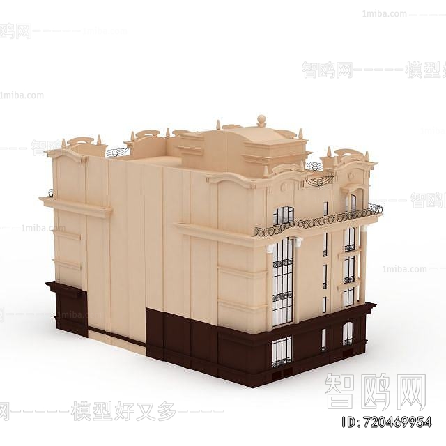 European Style Appearance Of Commercial Building