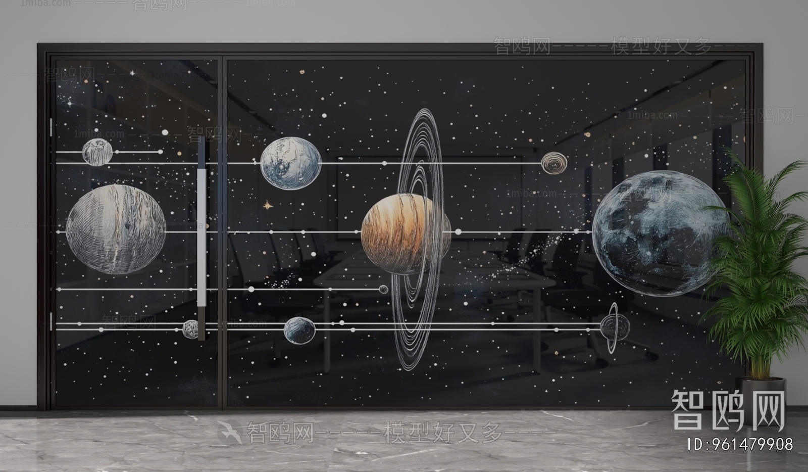 Modern Glass Screen Partition