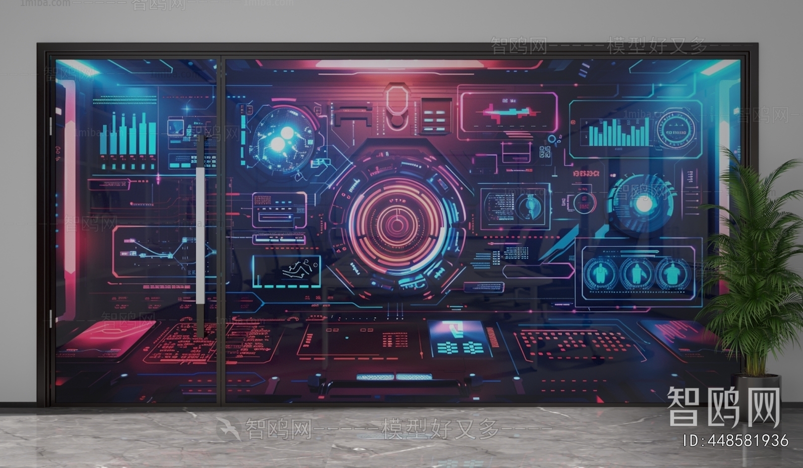 Modern Glass Screen Partition