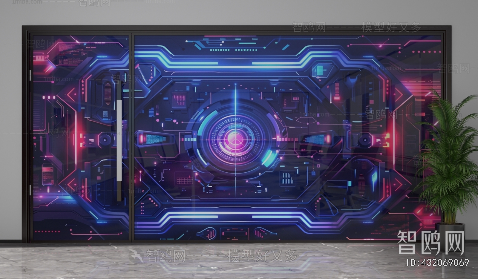 Modern Glass Screen Partition