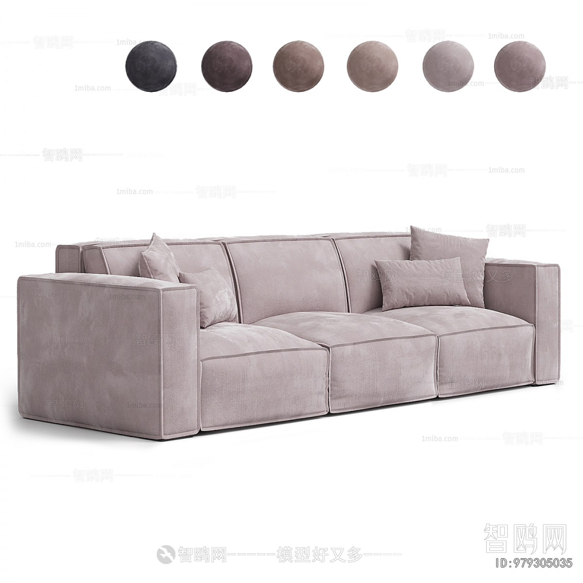 Modern Three-seat Sofa