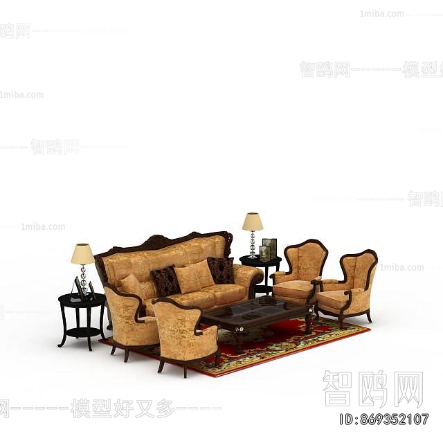 European Style Sofa Combination