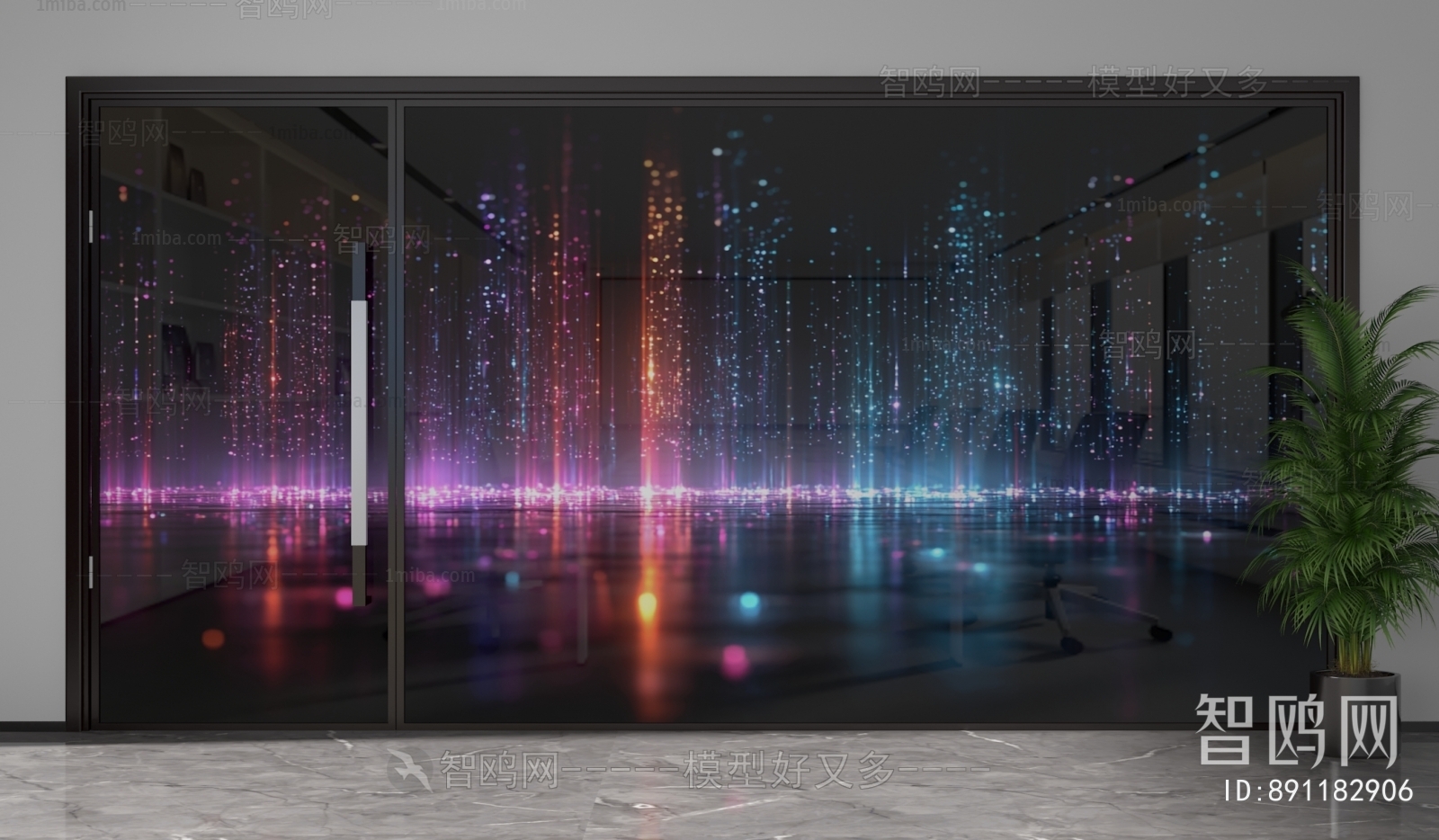 Modern Glass Screen Partition