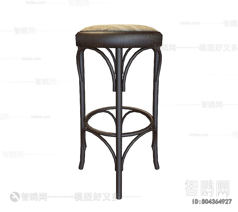 Simple European Style Bar Stool