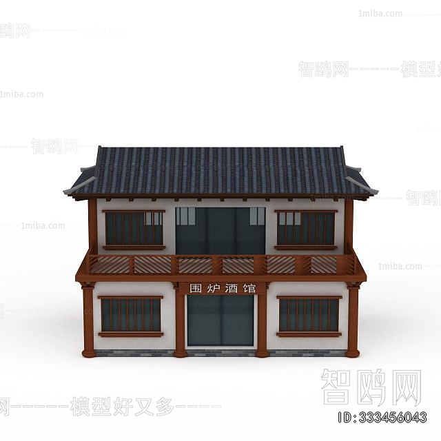 New Chinese Style Ancient Architectural Buildings