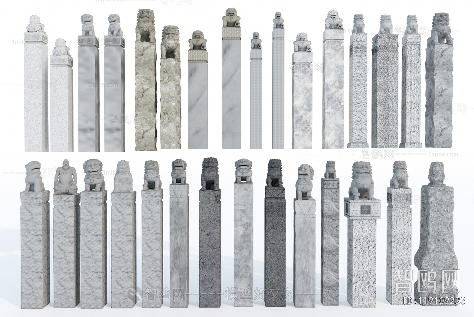 Chinese Style Column