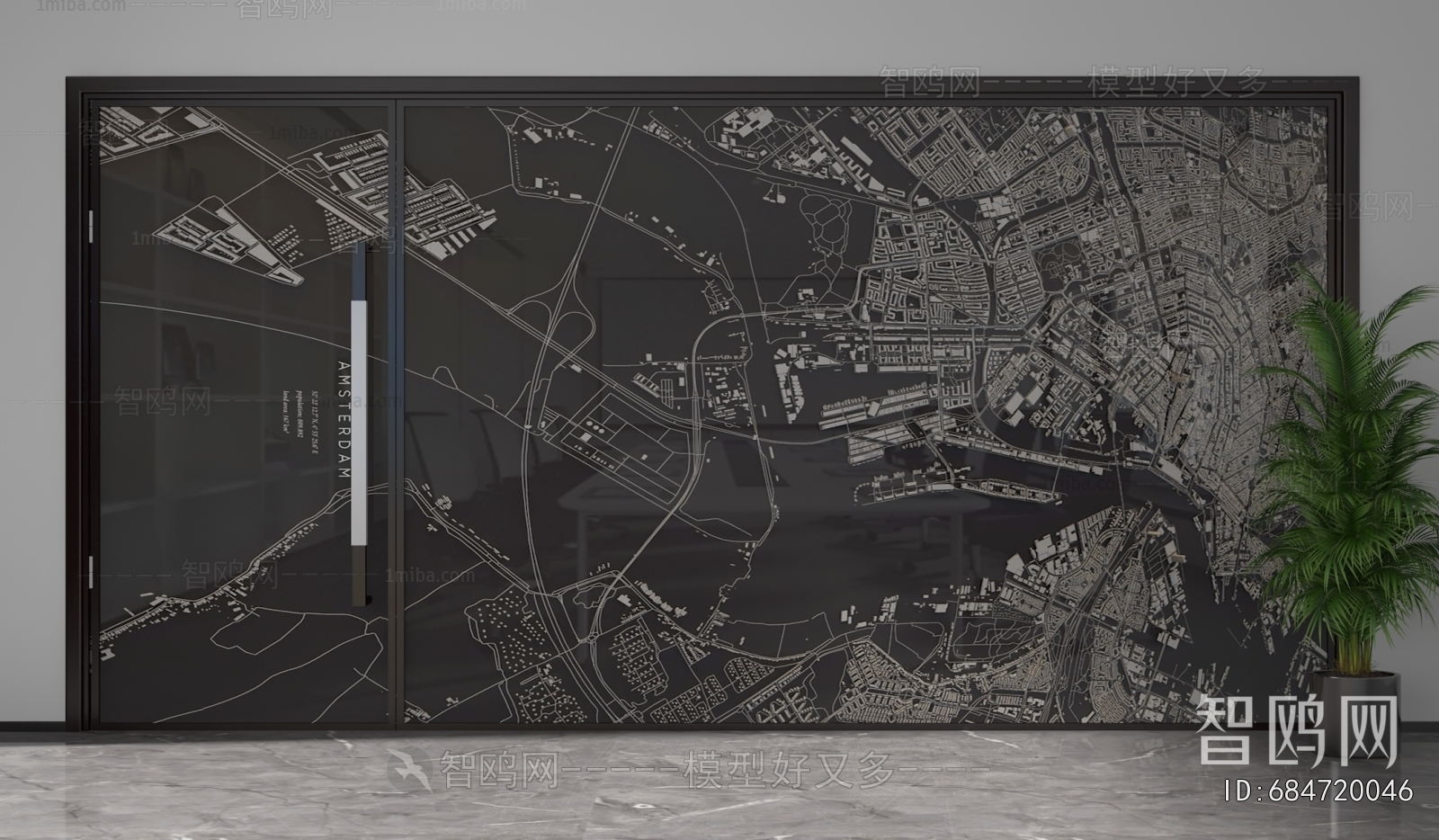 Modern Glass Screen Partition