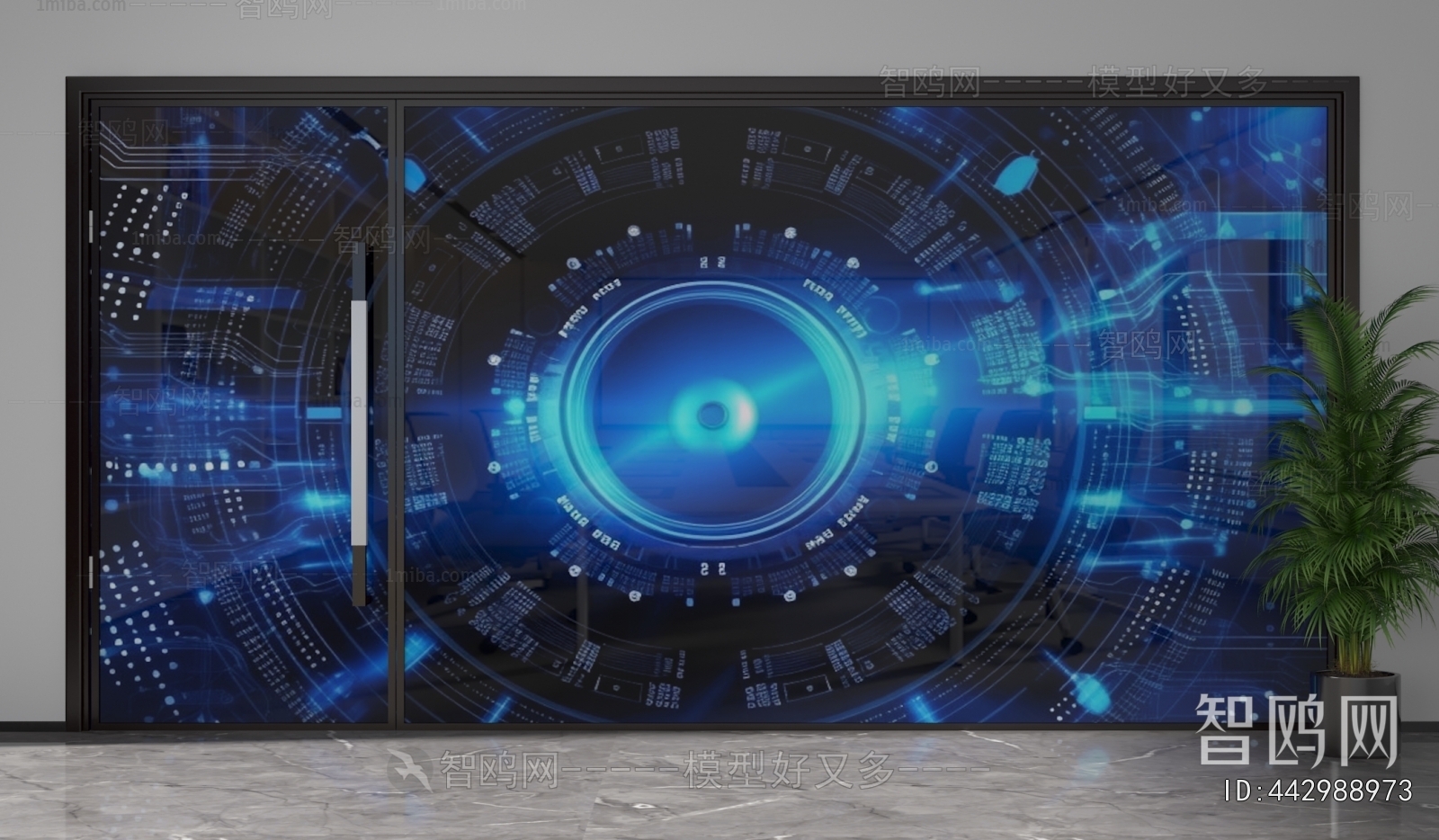 Modern Glass Screen Partition