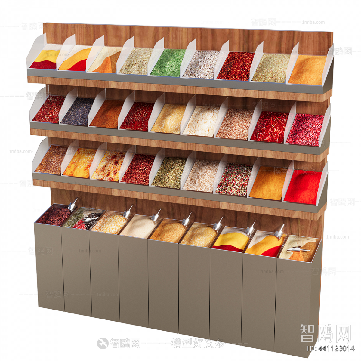 Modern Supermarket Shelf