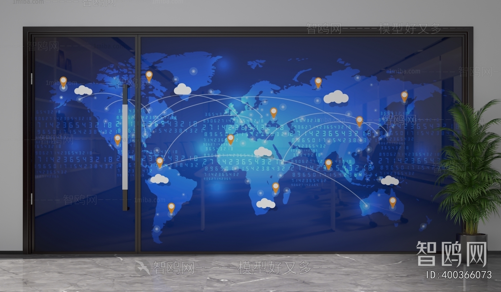 Modern Glass Screen Partition