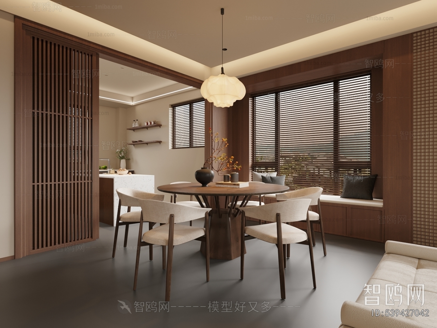 New Chinese Style Dining Room
