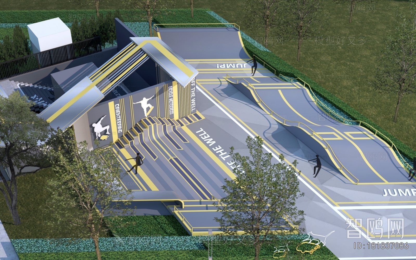 Modern Park Landscape