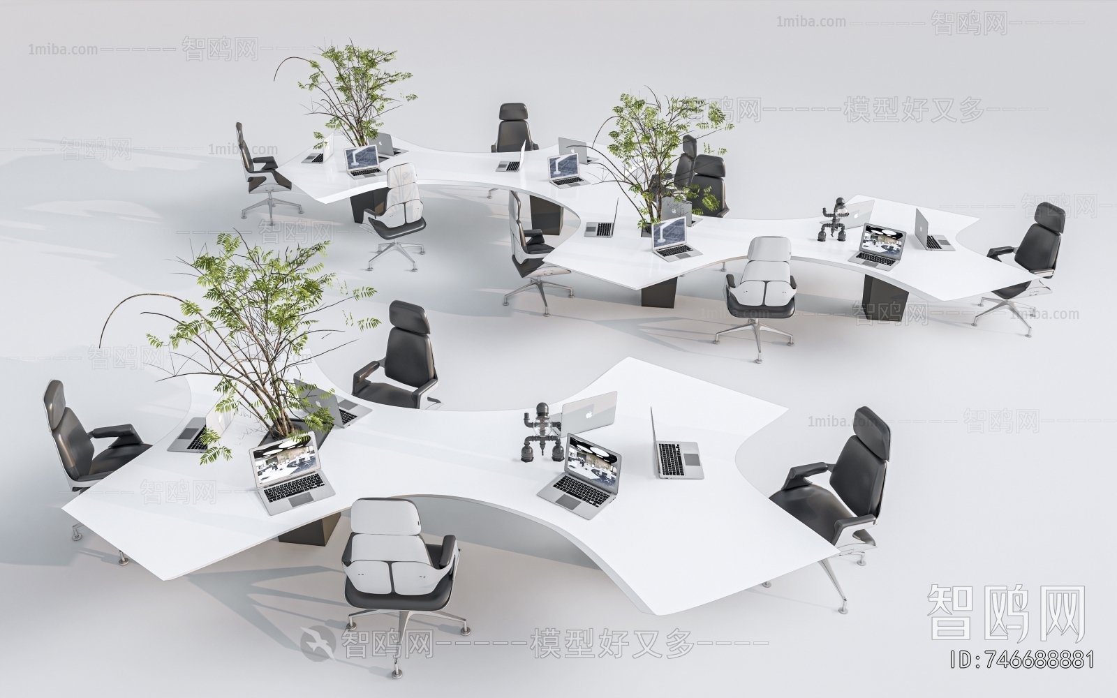 Modern Office Desk And Chair