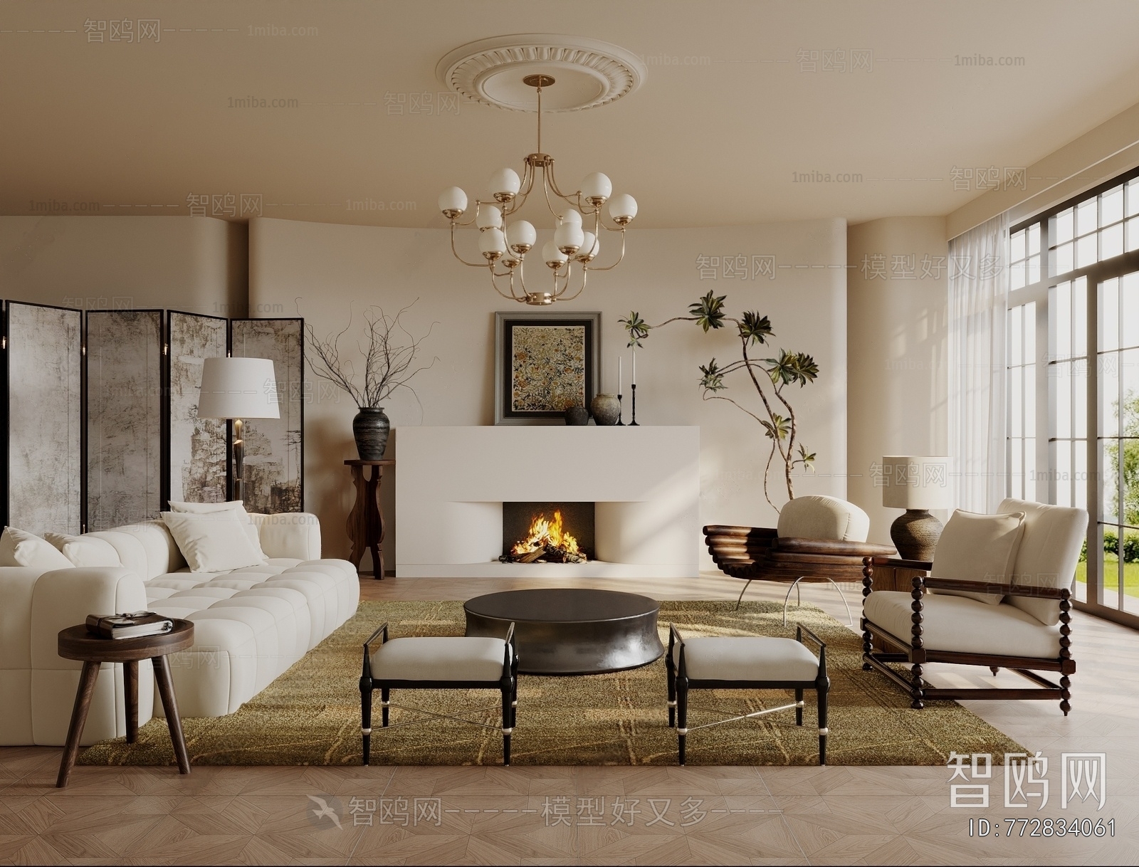 French Style A Living Room