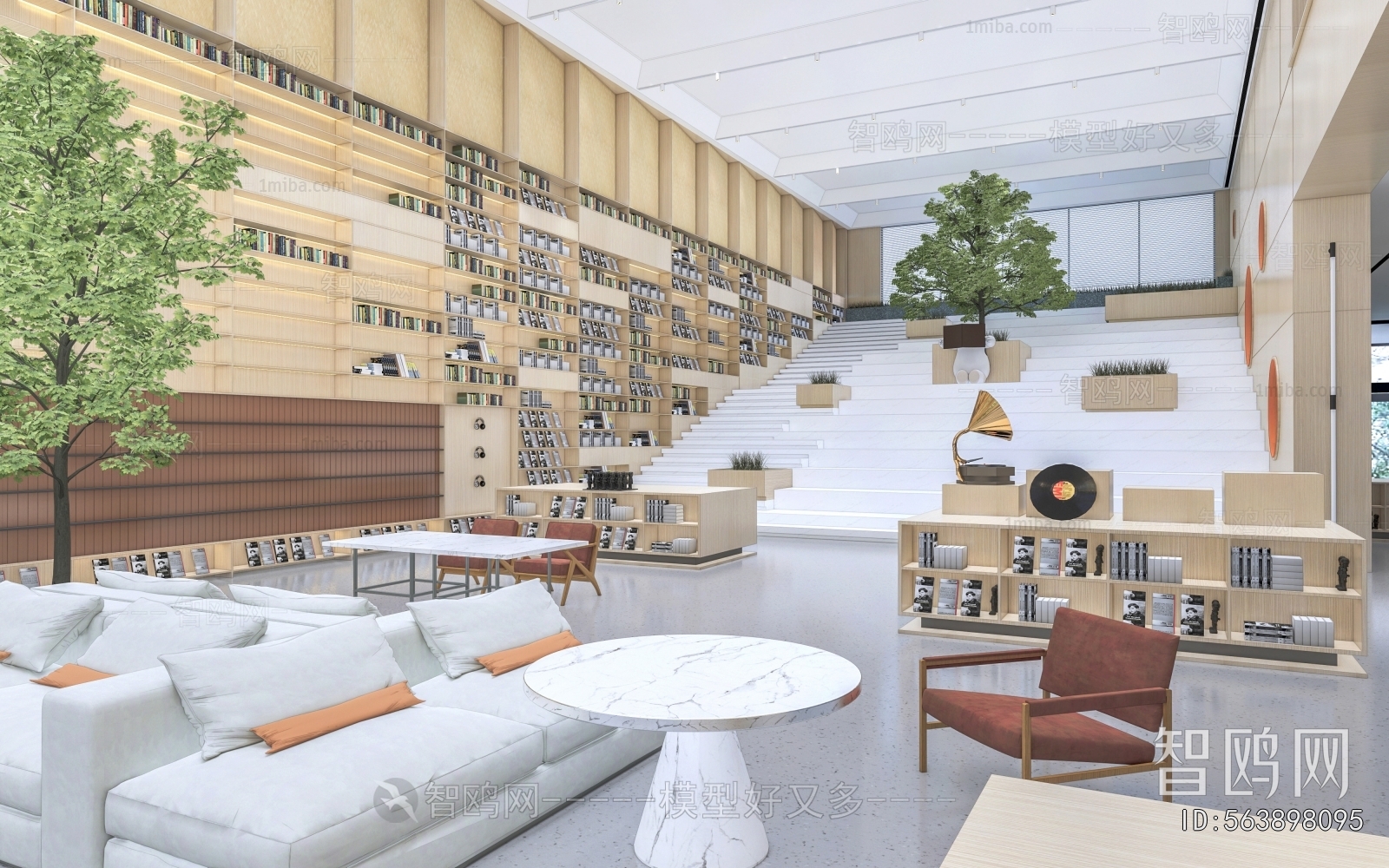 Modern Bookstore Book Bar