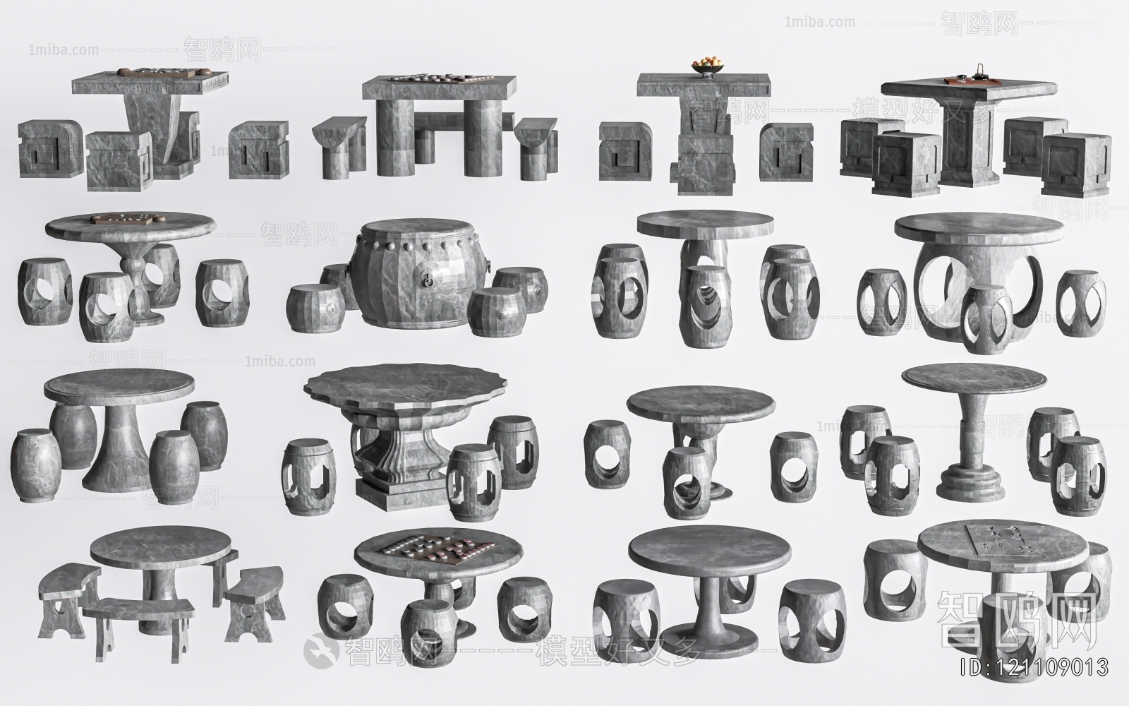 New Chinese Style Outdoor Tables And Chairs