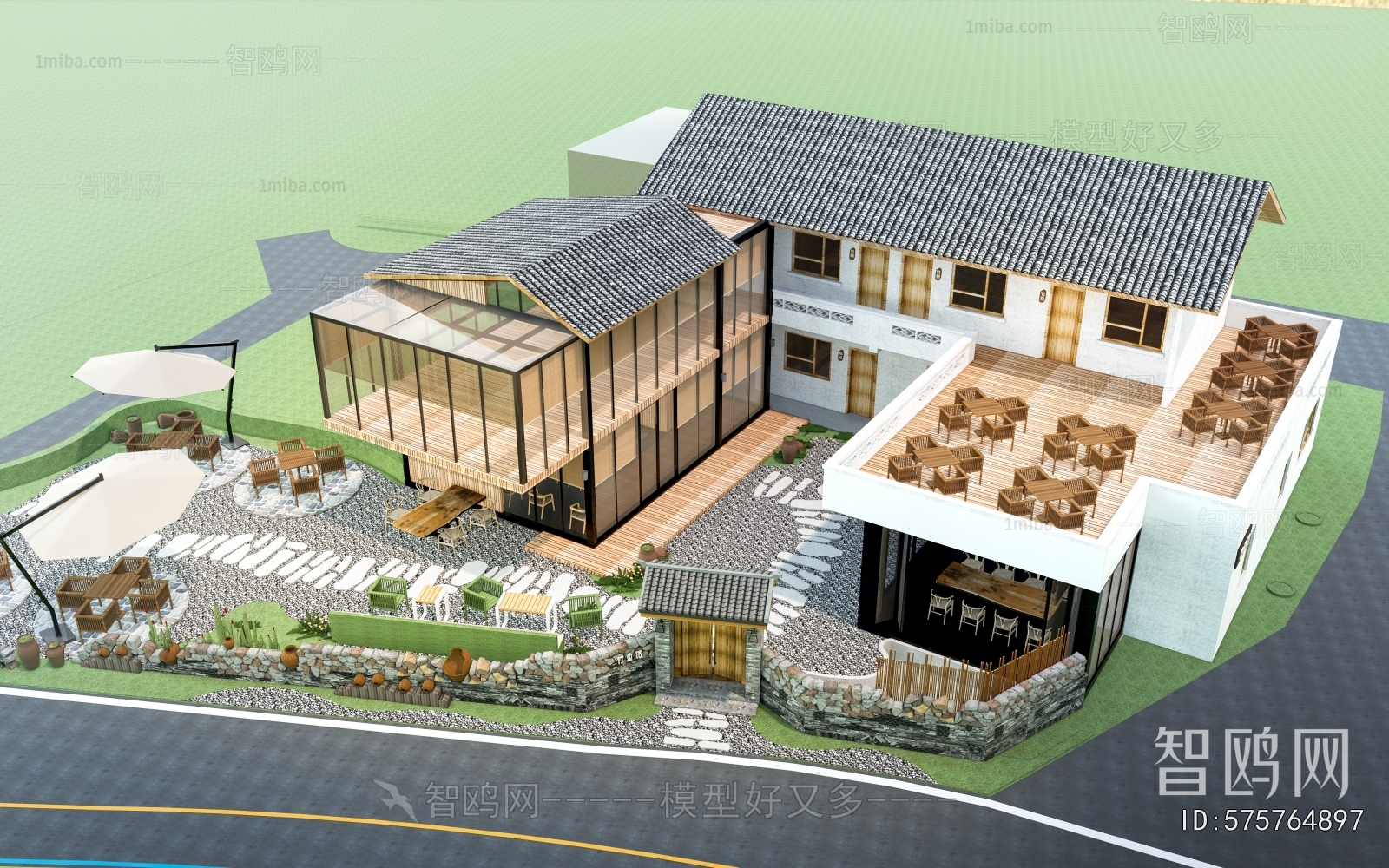 Modern Appearance Of Commercial Building