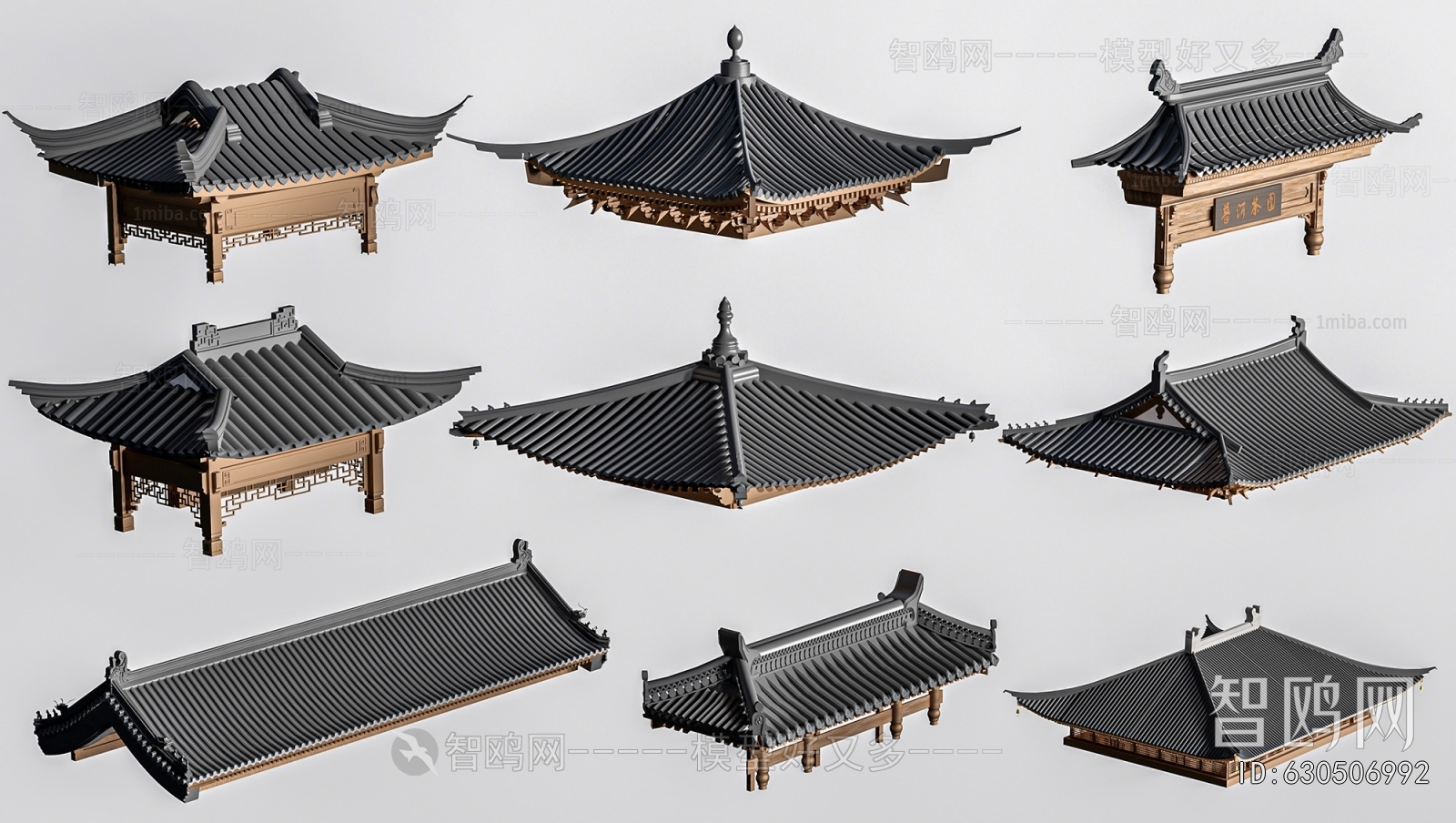 Chinese Style Building Component