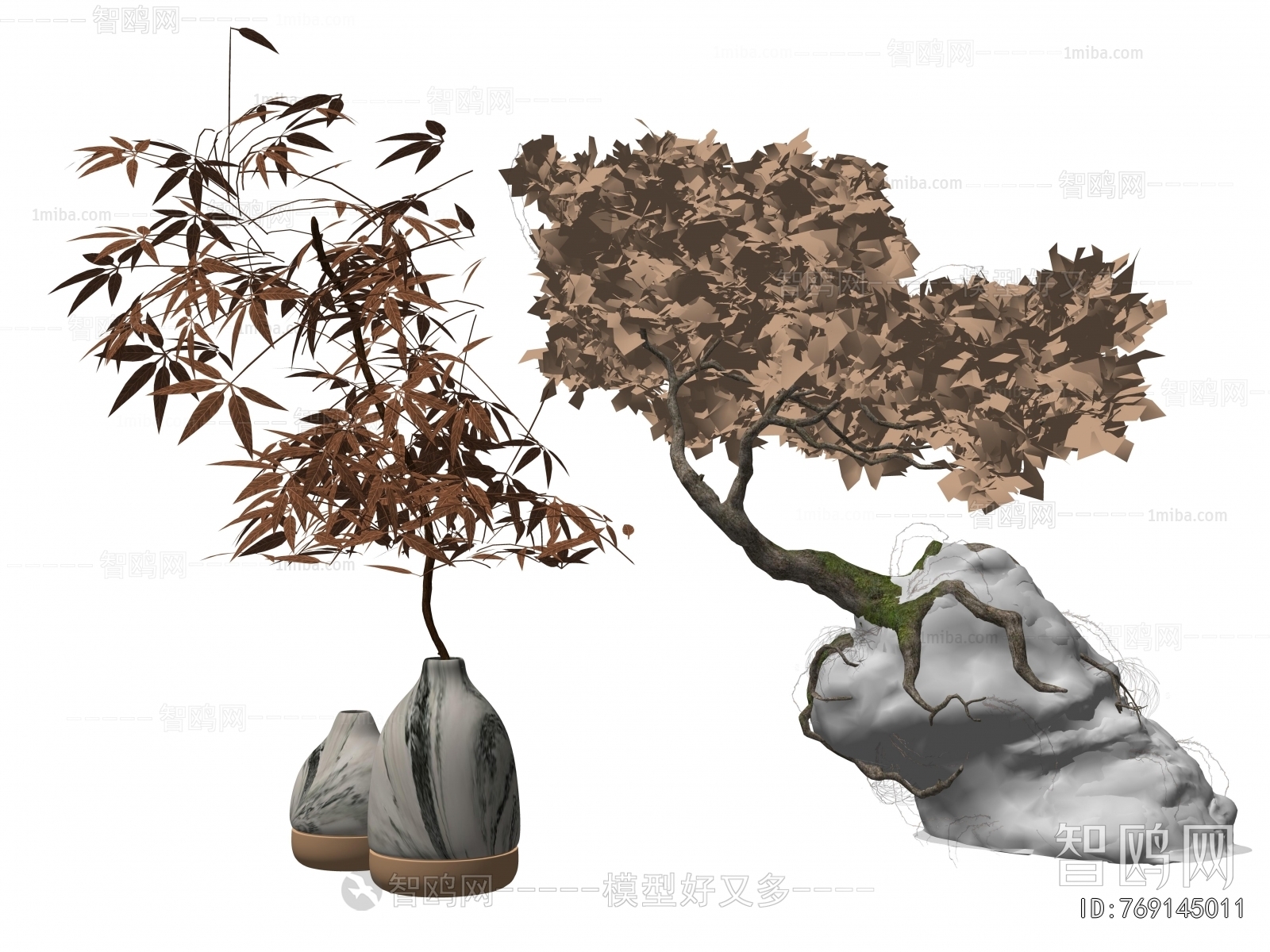 New Chinese Style Bonsai