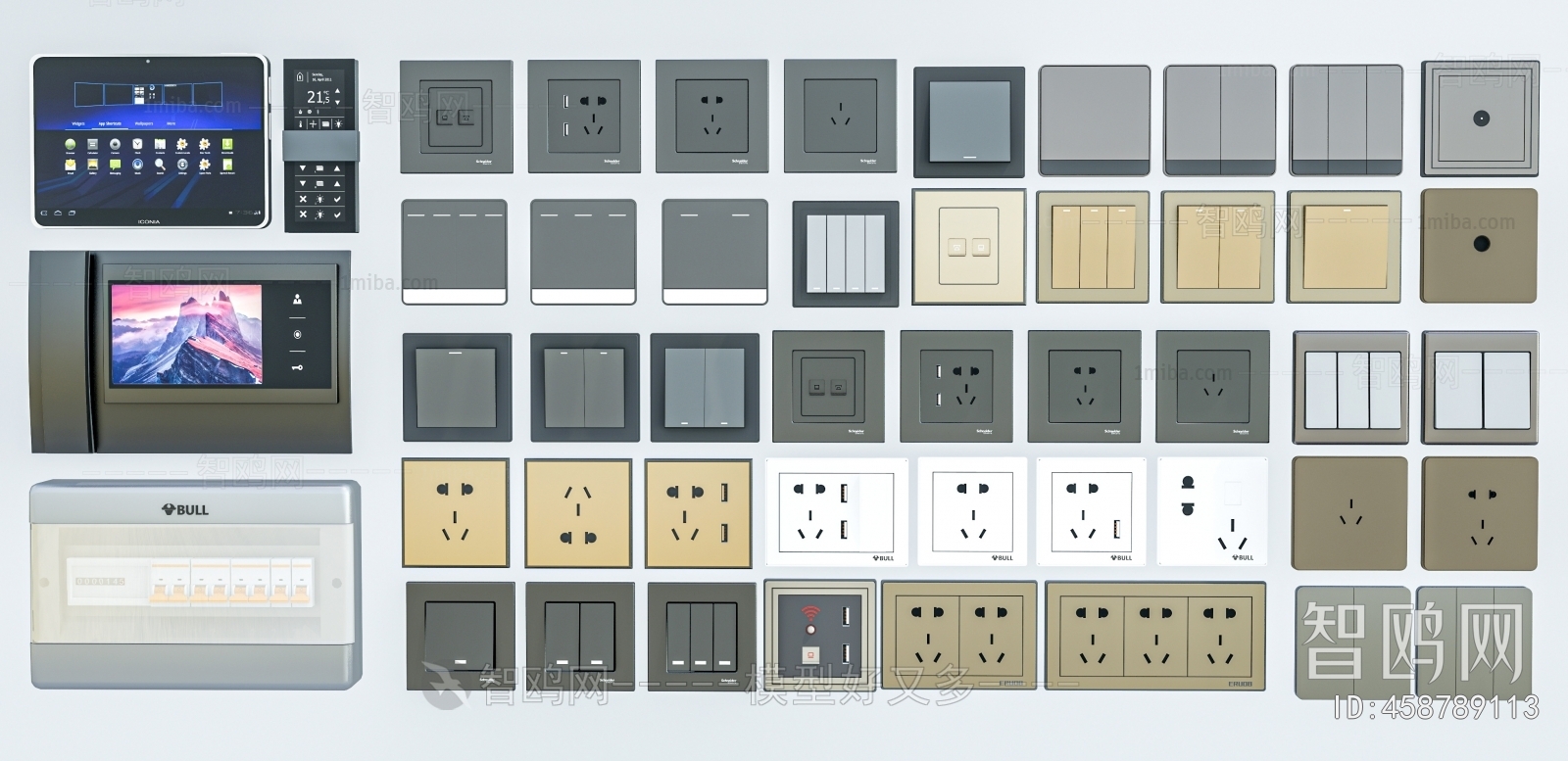Modern Switch Socket Panel