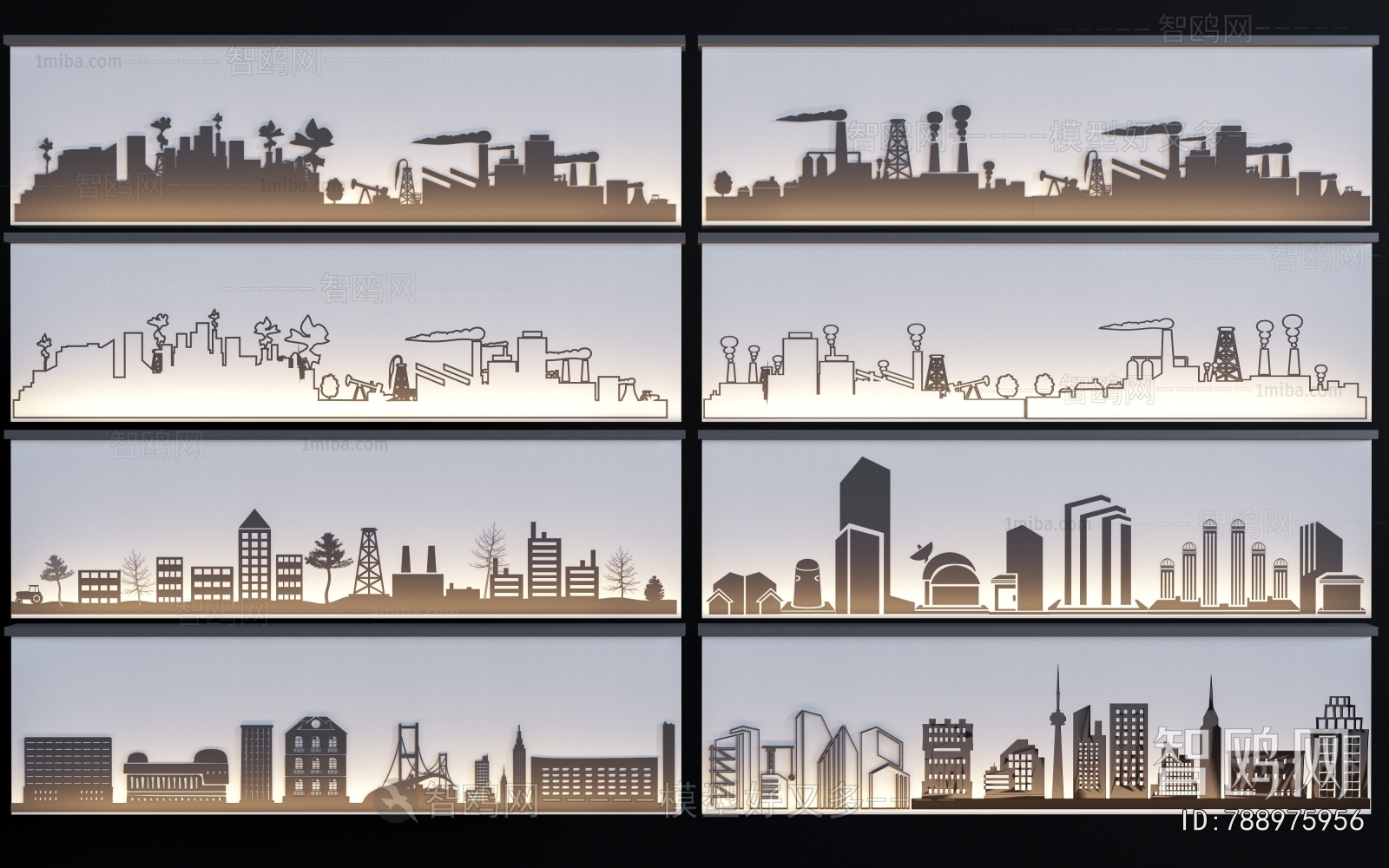 Modern Landscape Wall