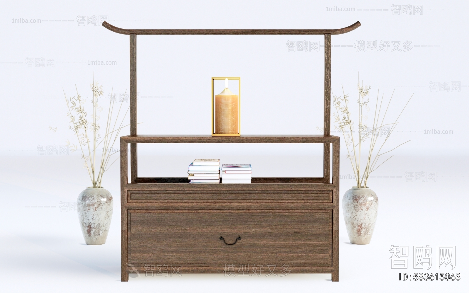 New Chinese Style Entrance Cabinet