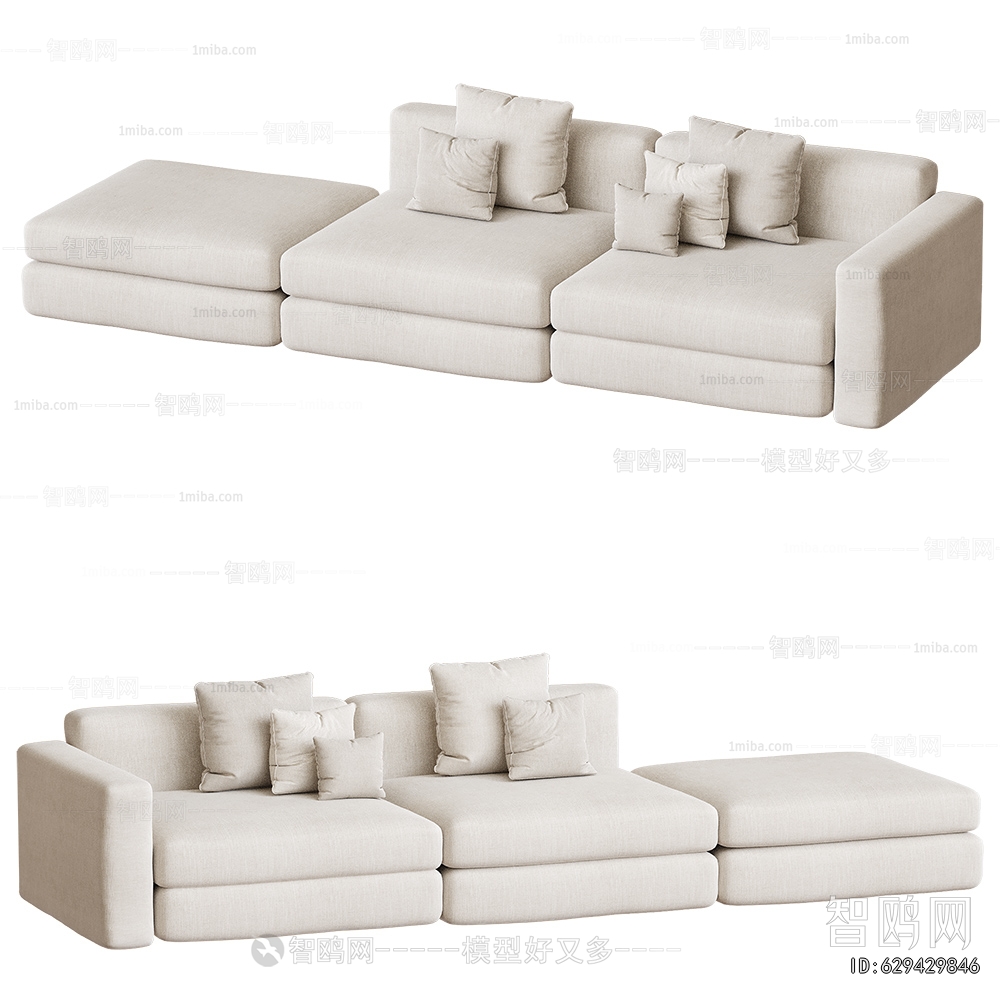 Modern Three-seat Sofa