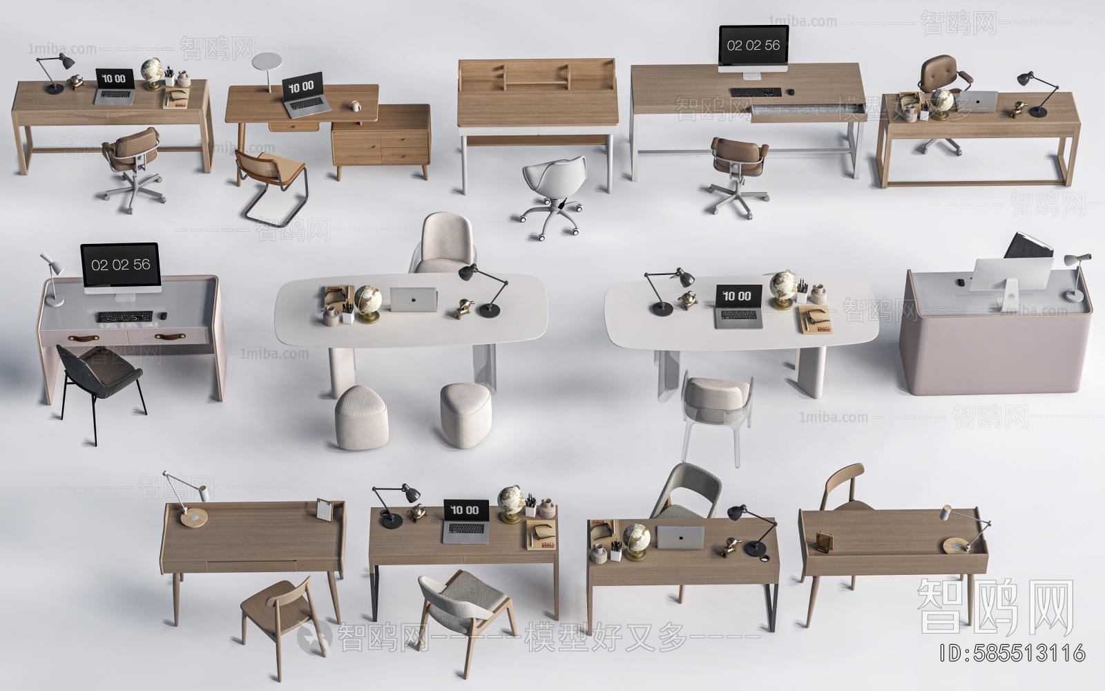 Modern Computer Desk And Chair