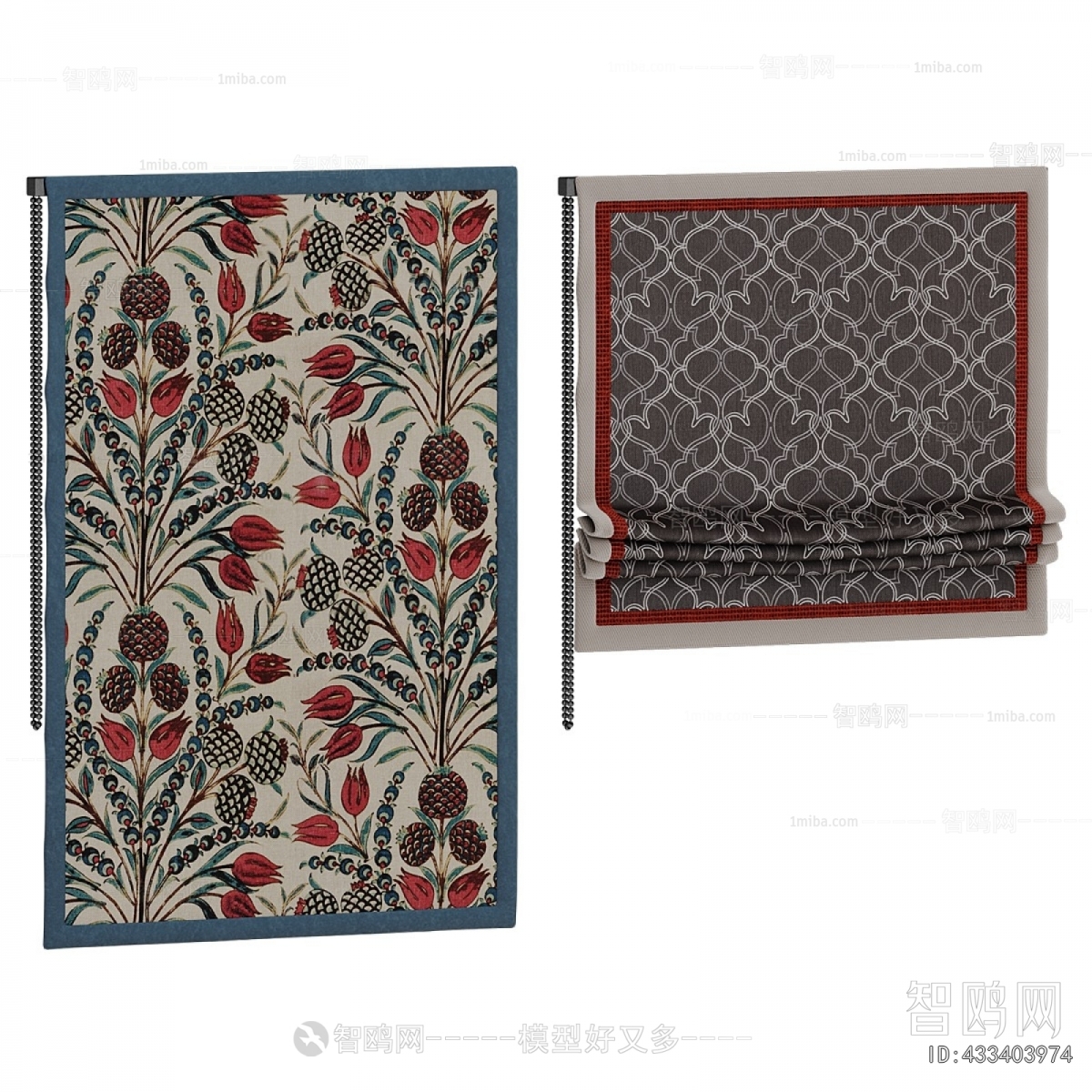 French Style Roman Curtain